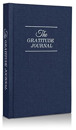 The Gratitude Journal: 5 Minuten Journal – Tagesbestätigungen mit einfachem geführtem Format – undatierter Lebensplaner, Produktivität, Achtsamkeit und Selbstbewusstsein sind (Blau) )
