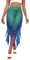 Meerjungfrau Yoga Print Leggings für Frauen Plus Größe Fischschuppen Hohe Taille Hosen Halloween Kostüm Strumpfhose, Meerjungfrau 2023, M