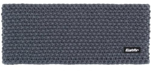 Eisbär Stirnband Damen & Herren Jamies Grau - Merino Headband Unisex - Haarband mit Fleece schützt vor Kälte und Wind - Haube weich warm atmungsaktiv aus Österreich