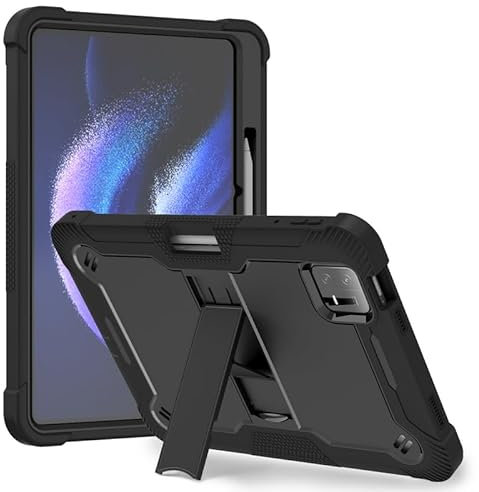 Funda para Xiaomi Mi Pad 6/6 Pro (11 pulgadas, 2023, 6ª generación), funda resistente para tablet Xiaomi Mi Pad 6/6 Pro (11 pulgadas, 2023, 6ª generación), soporte integrado, policarbonato TPU de