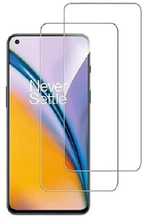 HQ-CLOUD LOT DE 2 Verre Trempé Pour OnePlus Nord 2 5G, OnePlus Nord 2T 5G .Film de Protection d'écran Transparent - Anti Rayures - Ultra Résistant Dureté 9H