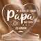 Niyewsor Papa Geschenk Geburtstag, Herzförmiges Acryl-Plakette Dekoration - Geschenke für Papa von Tochter Sohn, Bester Papa Geschenke für zum Weihnachten, Vatertag