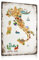 ESFIVHO Retro Italien Blechschilder 20x30cm - Vintage Italia Thema Metallschild - Italy Poster Bild Schild Wand dekoration Geschenk (01)