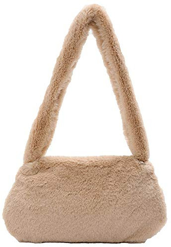 Pelky Fashion-Tragbare Schulter Damen-Bote Unterarm Wild Aigner Taschen Damen Schwarz (Khaki, One Size)