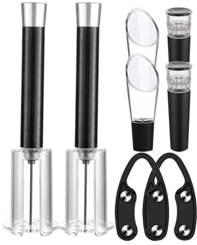 Axaooqeld Wine Opening Set with Air Pump Wine Bottle Opener Set Simple Corkscrew Corkscrew Wine Opener Gifts for Wine Lovers