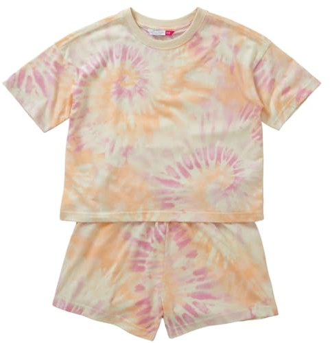 Girls Pyjama Sets PJ's Teens Older Short Long Check Printed Cotton UK Seller - Tie Dye - 13/14 Years