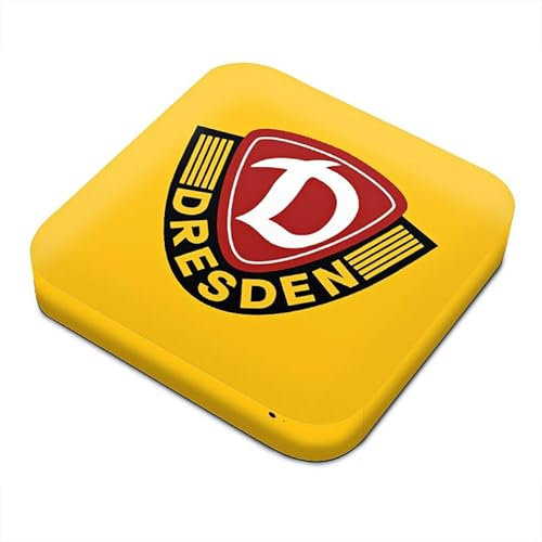 Folie Skin Sticker aus Vinyl-Folie Aufkleber kompatibel mit Apple Mac Mini (2014) SG Dynamo Dresden Offizielles Lizenzprodukt Logo