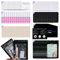 Disposable Nail Supplies Kits,Professional Manicure Press On Nail Tool Kit With Nail File,Adhesive Tabs,Nail Glue,Sticks, Prep Pads,Bags,Cards for Nail Business(Black-140pcs20set)