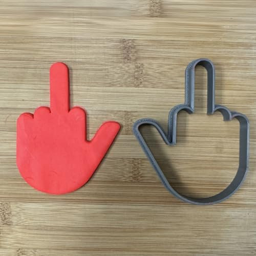 Mighty Gadget Mittelfinger-Ausstechform (10,2 cm) - 1 Stück