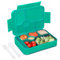 Bugucat Fiambrera con compartimentos, sin BPA, lunch box (1350 ml) para niños y adultos,a prueba de fugas y portátil, ideal para la escuela, guardería, oficina, lavavajillas con cubiertos