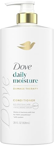 Dove Conditioner Daily Moisture for Dry Hair with Bio-Protein Care Technology and Hyaluronic Serum 28 Fl Oz