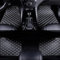FURREN 4 Stück Leder Fußmatten Auto für Ford Mustang GT/Mustang Mach 1 3 Doors 2000-2023 2024-pr, wasserdichte rutschfeste Auto Bodenmatte Fußmatten Allwetterschutz Auto Fussmatten Auto Zubehör