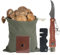 PURASKER Pilzmesser mit Pinsel und Lineal,Pilz Tasche,Pilzmesser mit Kompass,Klappmesser,Tragbares Pilzmesserset,Kleiner Messerschärfer,Outdoor-Pilzsammlung
