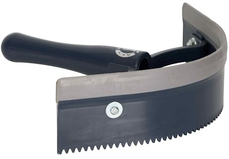 Imperial Riding Schweißmesser IRH, effektives Schweißmesser zum Entfernen von Wasser und Schweiß, ergonomischer Abzieher für Pferdepflege mit stylischem Stall-Look, Navy