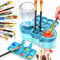 Brush Rinser Pinselreiniger Paint Aquarellpinselspüler, Multifunktionales Pinselwaschbox Art Tools mit Wasserkreislauf, Pinselhalter und Palette, Geschenke für Kleine Künstler und Kinder Anfänger