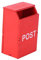 LOORGVEL Vintage Style Miniature Mailbox 1:12 Scale Miniature Toy for Playhouse Post Box and Children's Decor