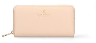 Braccialini Damengeldbörse Aus Polyester und Polyurethan Handgefertigtes Produkt 18,5x10,5x3 cm B16410_126CO-PARENT, beige