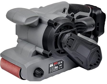 Ponceuse à bande sans fil compatible avec batterie Makita 18 V (sans batterie), ponceuse électrique de 76 x 533 mm avec 3 bandes abrasives et sac à poussière, pour ponçage, polissage, détartrage