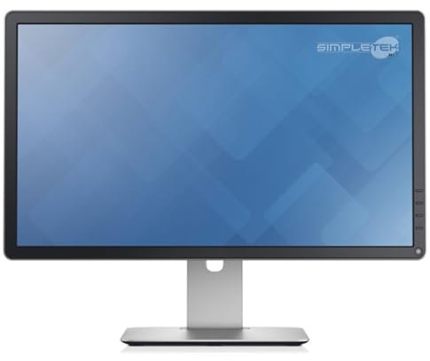 SIMPLETEK – Schermo Monitor Display P2214HB LCD 22 16:9 PC Wide Full HD FHD 1920 x 1080 VGA DVI DisplayPort DP USB Hub VESA Nero/Grigio | Base, Cavo VGA, USB e Alimentazione Inclusi (Ricondizionato)