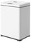 Poubelle à capteur intelligent de 30 litres avec couvercle, grande poubelle pour usage commercial, maison, cuisine, hôtel, centre commercial, poubelle intelligente à capteur (blanc)