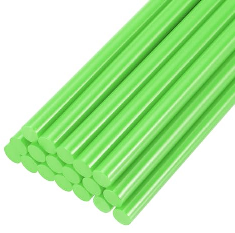 PATIKIL Hot Glue Sticks for Glue Gun,20 Pcs Hot Melt Light Green (200X7mm) | Colored,Adhesive,Glue Sticks Bulk for DIY Projects Craft Art Decoration Home Repairs