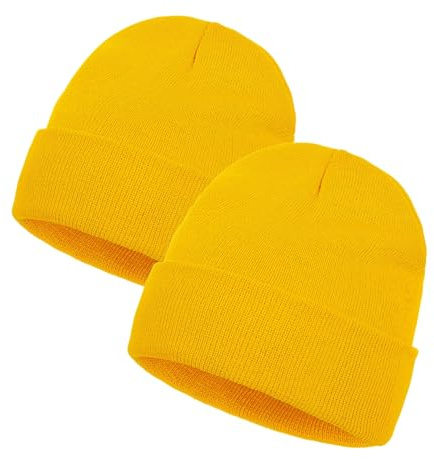 Werownsgso Strickmützen Beanie Mütze Herren Dünner Wintermütze Classics Mütze Herren Damen für Kalte Tage Outdoor