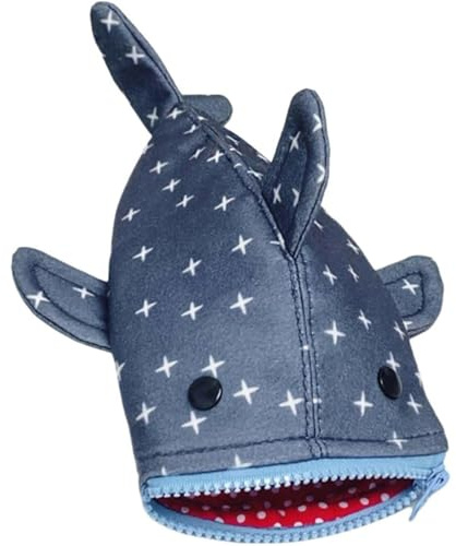 YGCHEN Niedliches Hai Mäppchen, Haiförmiges Federmäppchen mit Reißverschluss-Maul, Großes Haifisch Etui, Ideal für Schüler, Kinder und als Geschenk zum Schulanfang