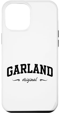Custodia per iPhone 12 Pro Max Originale Garland Retro Hometown Nome Ghirlanda Originale