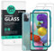 Ibywind Verre Trempé de Protection Pour Samsung Galaxy A51, Avec Caméra Arrière, Effet Fibre de Carbone, livré avec un Kit d'installation Facile