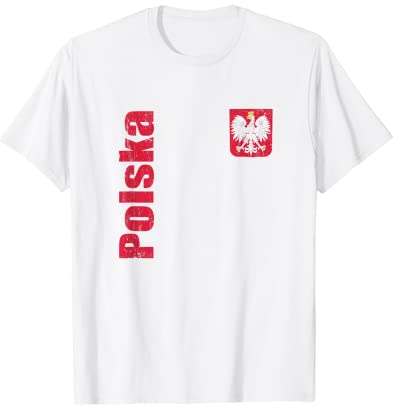 Polen Tshirt Trikot Polska Kinder Damen Herren 2022 T-Shirt