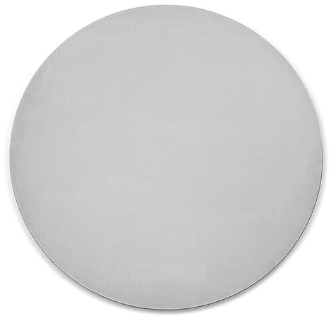 SMOKI Premium Backstahl rund Ø 28cm – 5mm massiver Pizzastahl für Backofen & Grill – Brotbackstahl für Steinofeneffekt – Runde Stahlplatte für Pizza & Brot