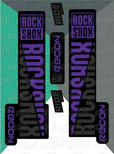 RockShox Recon Aufkleber Kit | Lila | 2018 Matt