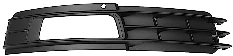 QUARKZMAN Nebelscheinwerfer Gitter Rechts Für Audi A6 C6 Avant 2008-2011 | Schwarz, ABS Kunststoff, 58.2x11.3 cm, OE-Nummer 4F0807682P, Einfache Installation, Stabile Struktur, Nicht-OEM, Zubehör