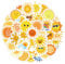 Sun Stickers for Laptop (50 PCS),Gift for Children Teens Adults Girl Boys,Waterproof Stickers for Water Bottle,Sunshine Vinyl Stickers for Scrapbook,Skateboard,Bike,Phone,Dairy