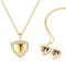 AllerPierce Kette mit Bild Herzanhänger Halskette Damen Gold Medaillon zum Öffnen Amulett Valentinstag Geschenke für Freundin Mutter Tochter