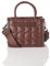 Steve Madden Damen BNIKO Square Quilted Crossbody, Kaffee