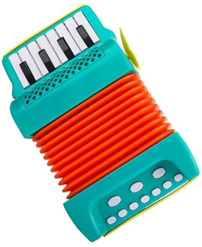 Parliky Junge Mädchen Akkordeon Spielzeug Mit Cartoon Design Musikinstrument Für Junge Mädchen Frühkindliche Musikförderung Und Handmuskeltraining Sicheres Material Für Musikalische Erziehung