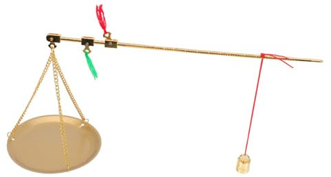 Hoement 3stücke Handwaage Kupfer Für Tragbare Präzise Grammwaage Für Kräuter Und Schmuck Vintage-design Für Küche Und Zuhause Als