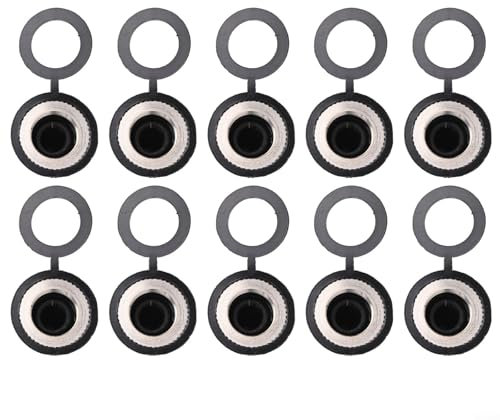 10 Stück Kippschalter-Gummi-Stiefelabdeckungen, wasserdichte Kappe, 12 mm Widerstandskappe