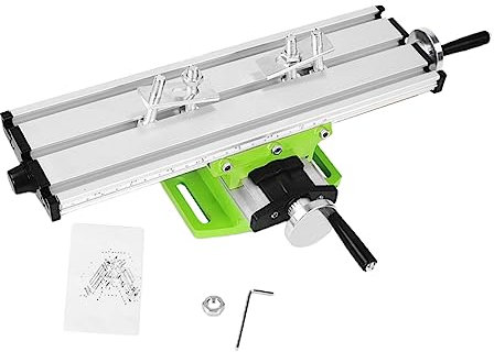 Lurrose 1 Satz Mikro-Tischbohrmaschine Werkbank einstellbar Werkzeug Handbohrmaschine Vize tischbohrer bench drill Arbeitstisch der Fräsmaschine Mini-Bohrständer legierter Stahl Green