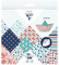 Clairefontaine 95361C - Pack mit 60 Blatt Origami, mit 3 Formaten, 10 x 10cm, 15 x 15cm, 20 x 20cm, 70g, 1 Pack, Hohe See