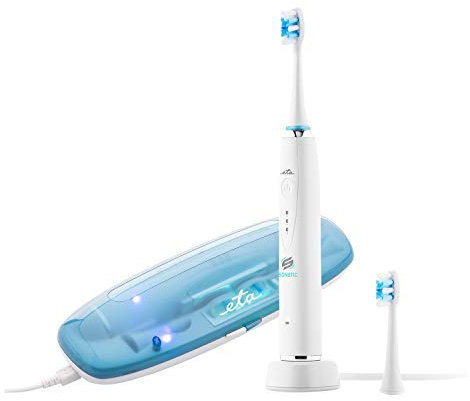 ETA Reise Schallzahnbürste Sonetic - Reiseetui mit UV-Technologie, 3 Reinigungsprogramme