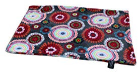 Made in Germany Hundedecke, Mandala Rot, 95 x 135cm für kleine & große Hunde I Flauschige Hunde Sommerdecke, waschbar, trocknergeeignet