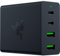 Razer USB-C 130W GaN Charger Portable Powerhouse: Small and Mighty - Charge Up-to-4 Devices - Faster Charging - Mobility in Mind - Safer Power Delivery - Black