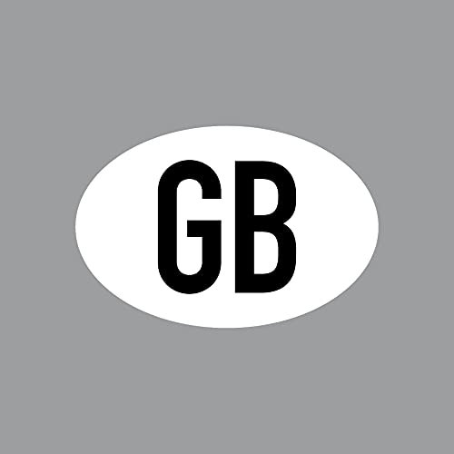 GreenIT Aufkleber 8cm Sticker GB klein Länderkennung kleines Länderkennzeichen 4061963088487