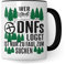 Geocacher Tasse, Geocaching Geschenk Geocaches Kaffeebecher, Kaffeetasse Humor Witz Geschenkidee für Cacher, DNF Becher