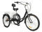 SHZICMY 61 cm (24 Zoll) faltbares Dreirad für Erwachsene, 7 Gänge, Cruiser, Trike, 3-Rad-Fahrrad, mit Einkaufskorb, 3-Rad-Senioren-Cruise-Trike, verstellbar für Einkaufen, Outdoor-Sportarten, Picknick