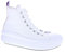 Converse Chuck Taylor All Star Move Platform Sneaker, White/Pixel Purple/White, 37 EU