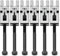 Musiclily Pro 10.8mm Tremolo Steg Sattel Saitenreiter Saddles für Floyd Rose Original/Speical Locking Tremolo System, Chrom(6er Set)