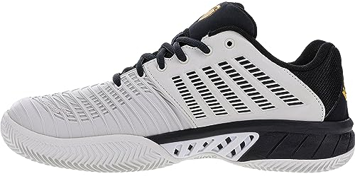 K-Swiss Performance Herren Express Light 3 HB Tennis Shoe, Barely Blue/Moonless Night/Amber Yellow, 42.5 EU
